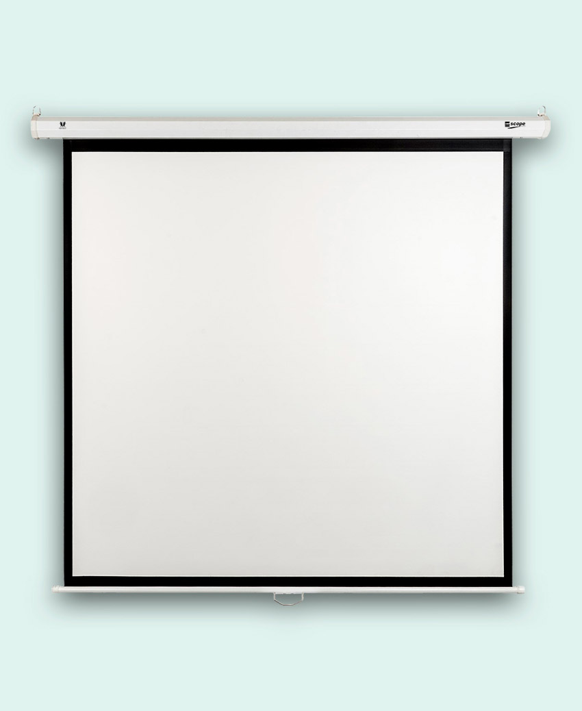 SITRO Manual Projector Screen 1.8 x1.8 - Fiberglass