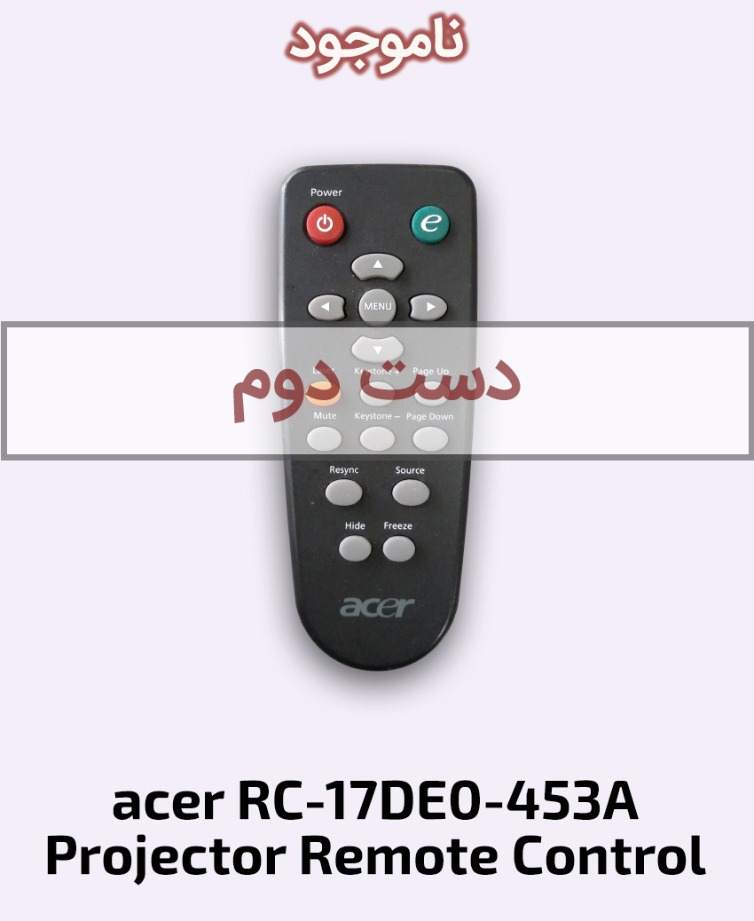acer RC-17DE0-453A Projector Remote Control