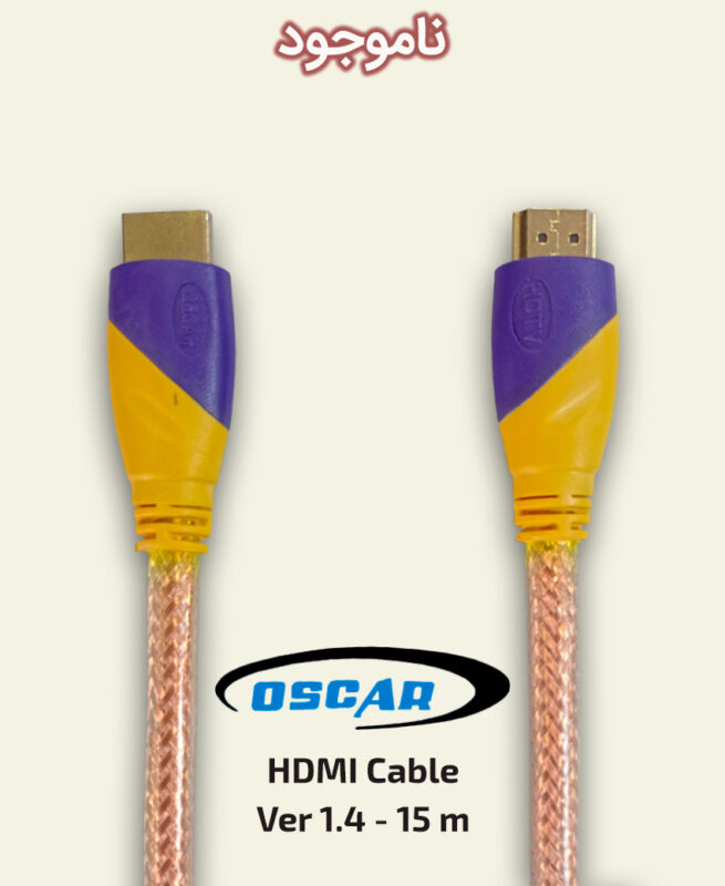 کابل HDMI اسکار مدل ورژن 1.4 به طول 15 متر